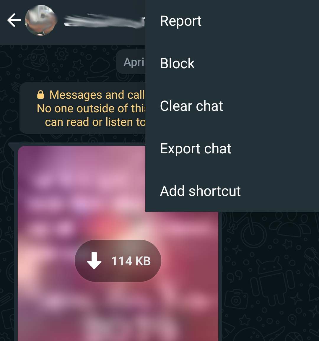 Tap to export WhatsApp chats via other social media