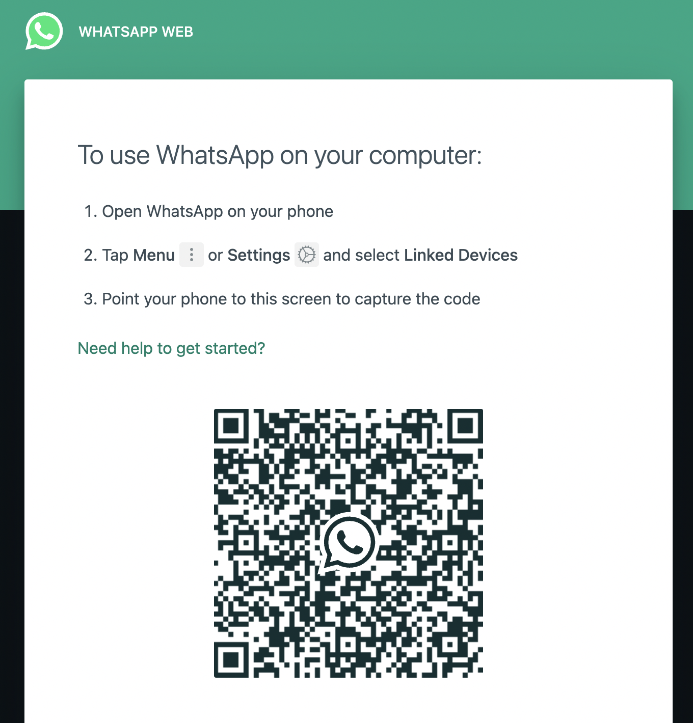 whatsapp web