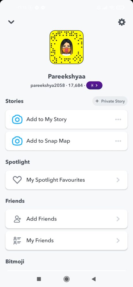 Snapchat-Profile-Page