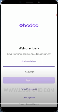 Badoo login