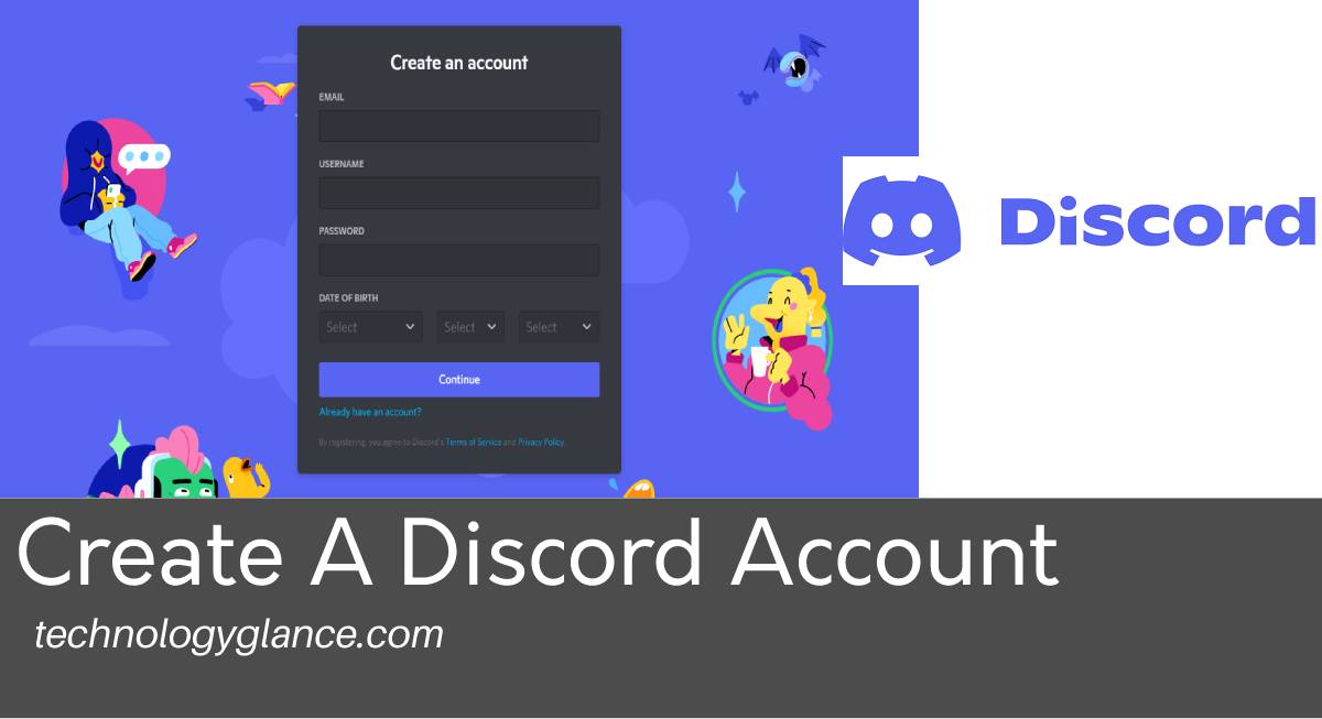create a discord account