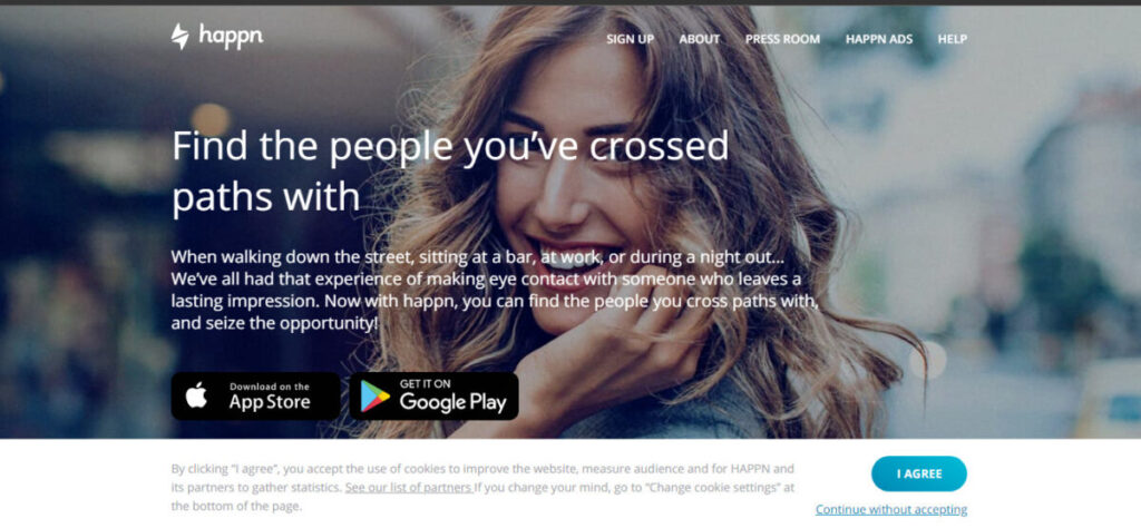 happn website