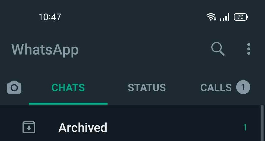See notifications for archived messages