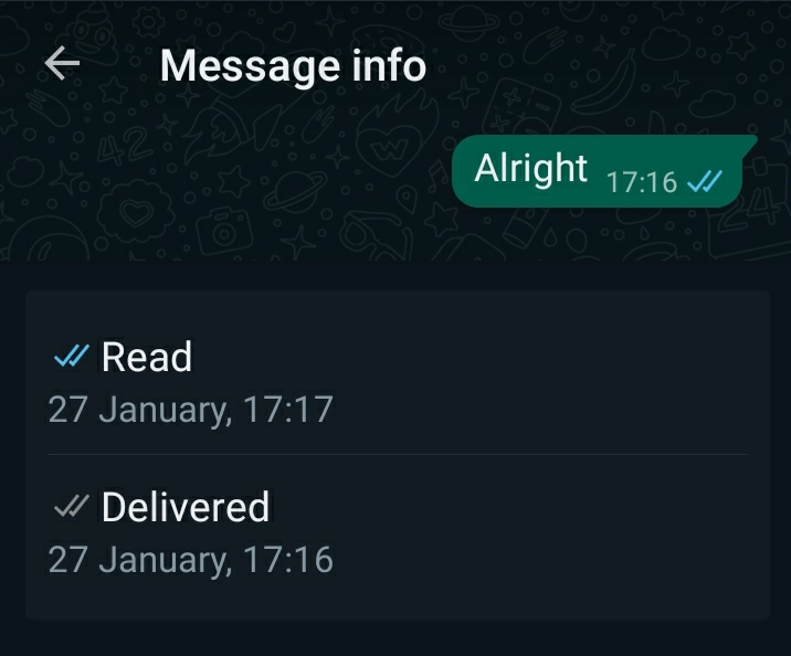 message info